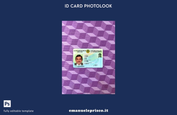 modello FRONTALE photolook stile verificato ID Kazakistan ( presente).